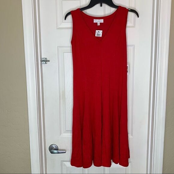 Jessica Simpson Red Maternity Sleeveless Dress Size Small - Picture 1 of 10